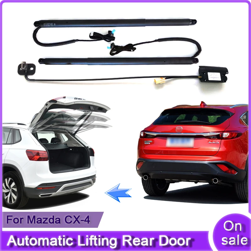 For Mazda CX-4 CX4 2016~2024 Car Electric Tailgate Lift System Kit Auto Tail Gate Opener Automatic Lifting Rear Door