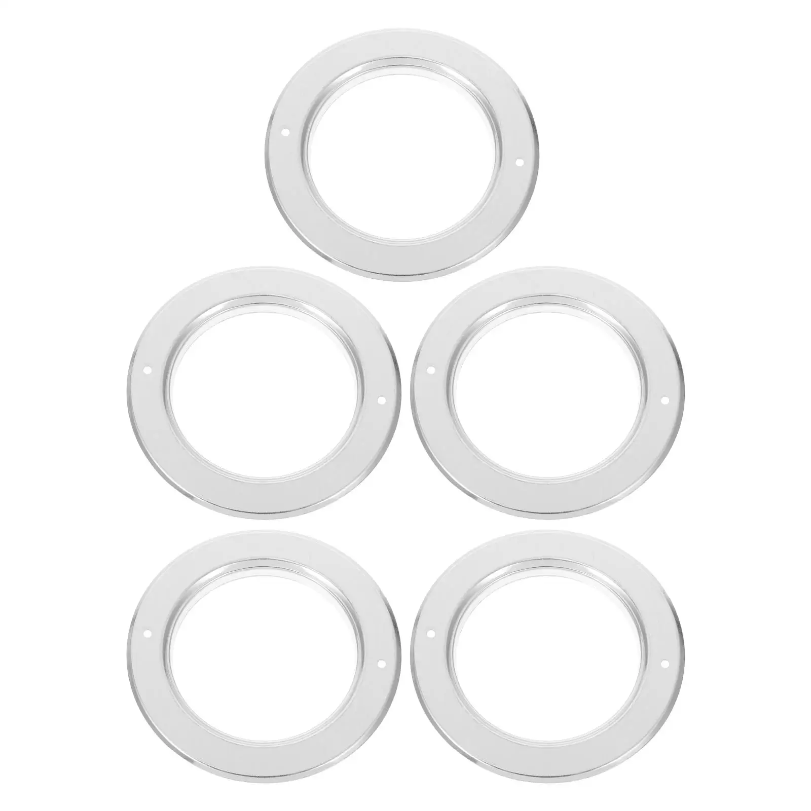 5pcs Anti-bite Stainless Steel Ring for Breeding Bird Durable Reusable Parrot CageAccessory