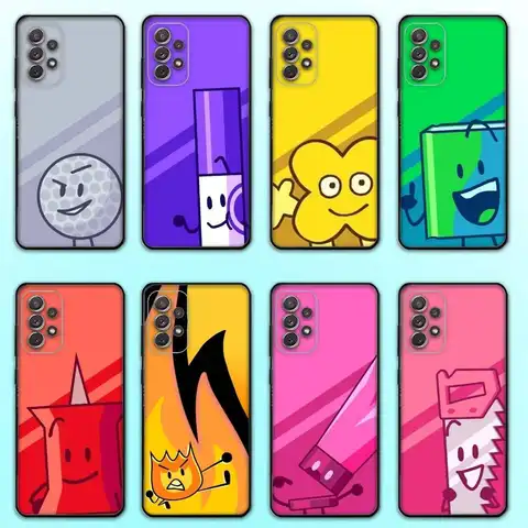 B-Bfdi Battle For Dream Island Phone Case  For Samsung S25,S24,S21,S22,S23,S30,Ultra,S20,Plus,Fe,Lite,Note,10,9,5G Black Cover