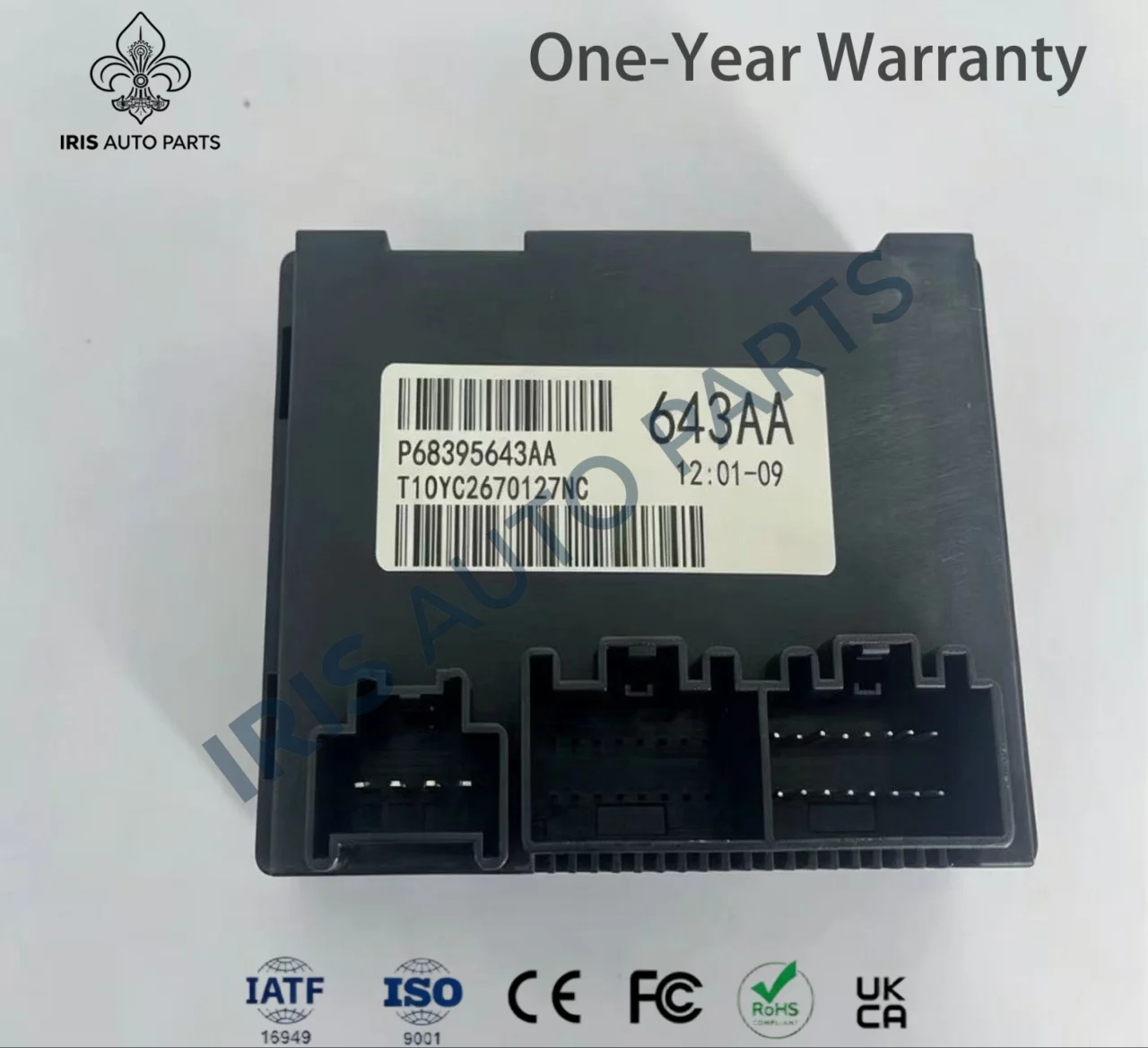 Brand-New 68250124AD Control Module for the 16-18 Dodge Cherokee Transfer Case 68250124AD