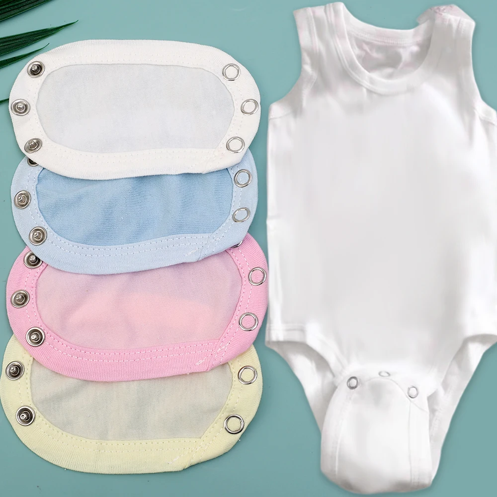 4Pcs Baby Clothes Extension Piece Bag Fart Clothes Jumpsuit Extension Piece Button Baby Clothes Extension Piece Cloth Pads