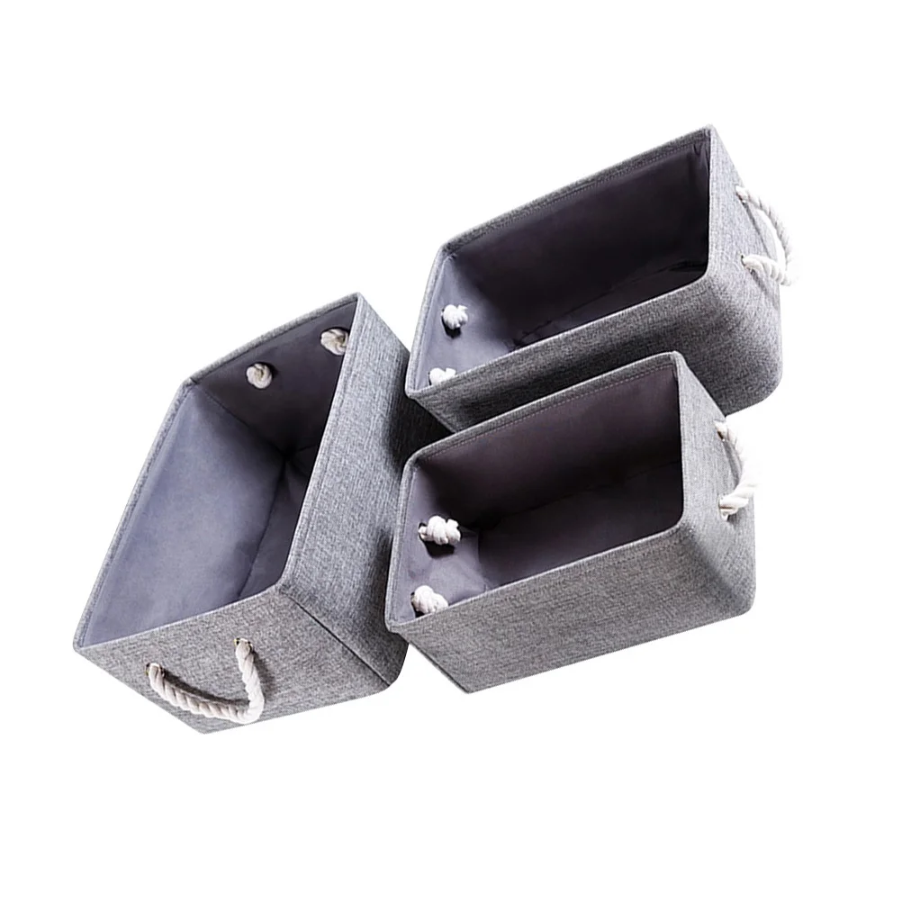 مجموعة واحدة من سلال التخزين، مادة رمادية مميزة، حاويات أشتات منزلية، منظم عملي للملابس، مستلزمات الأطفال، المطبخ الداخلي #6