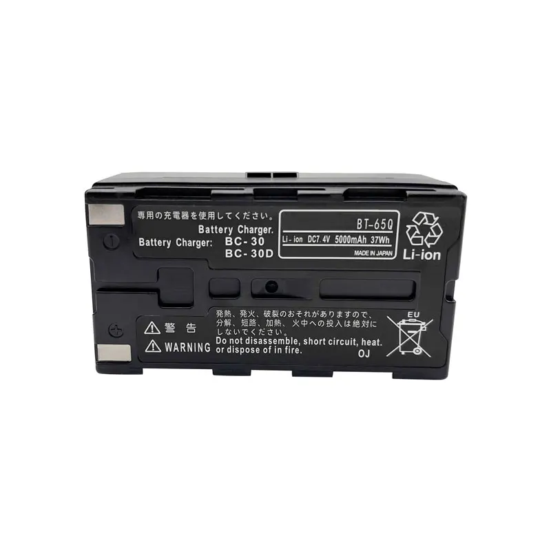 BT-65Q Battery for FC-200 2200 GPT-7000i GTS-750/751/7500/9000 BC-30D BT-30 Total Station Survey Instrument