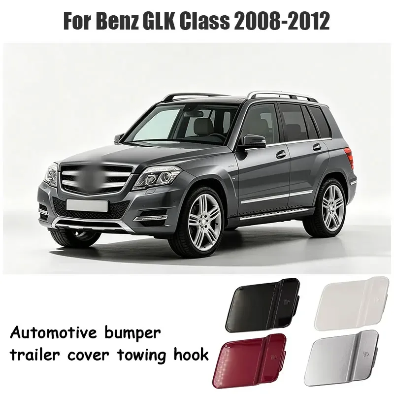 For Mercedes X204 GLK Class GLK260 GLK300 2008-2012 Black White Rear Bumper Tow Hook Cover Cap With Color