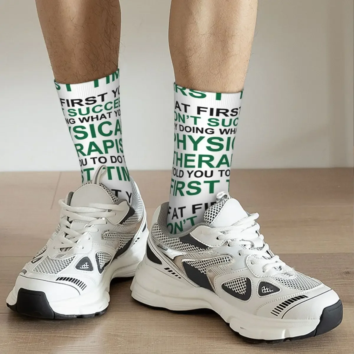 Calcetines de Humor para terapia física, medias absorbentes de sudor Harajuku, medias largas para todas las estaciones, accesorios para regalos Unisex