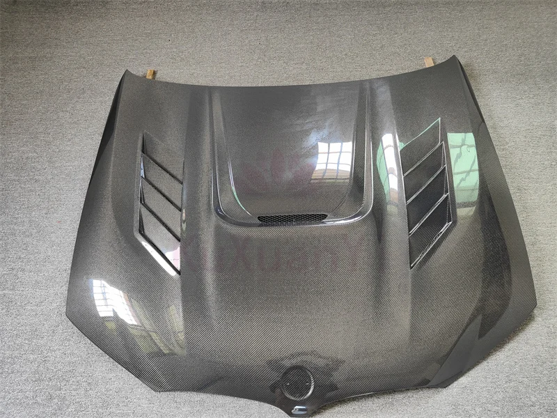 High Quality Ultra Light Decorative Carbon Fiber AE Style Perforated Engine Hood for 19-23 for F98 X4M F97 X3M Front Lip Side