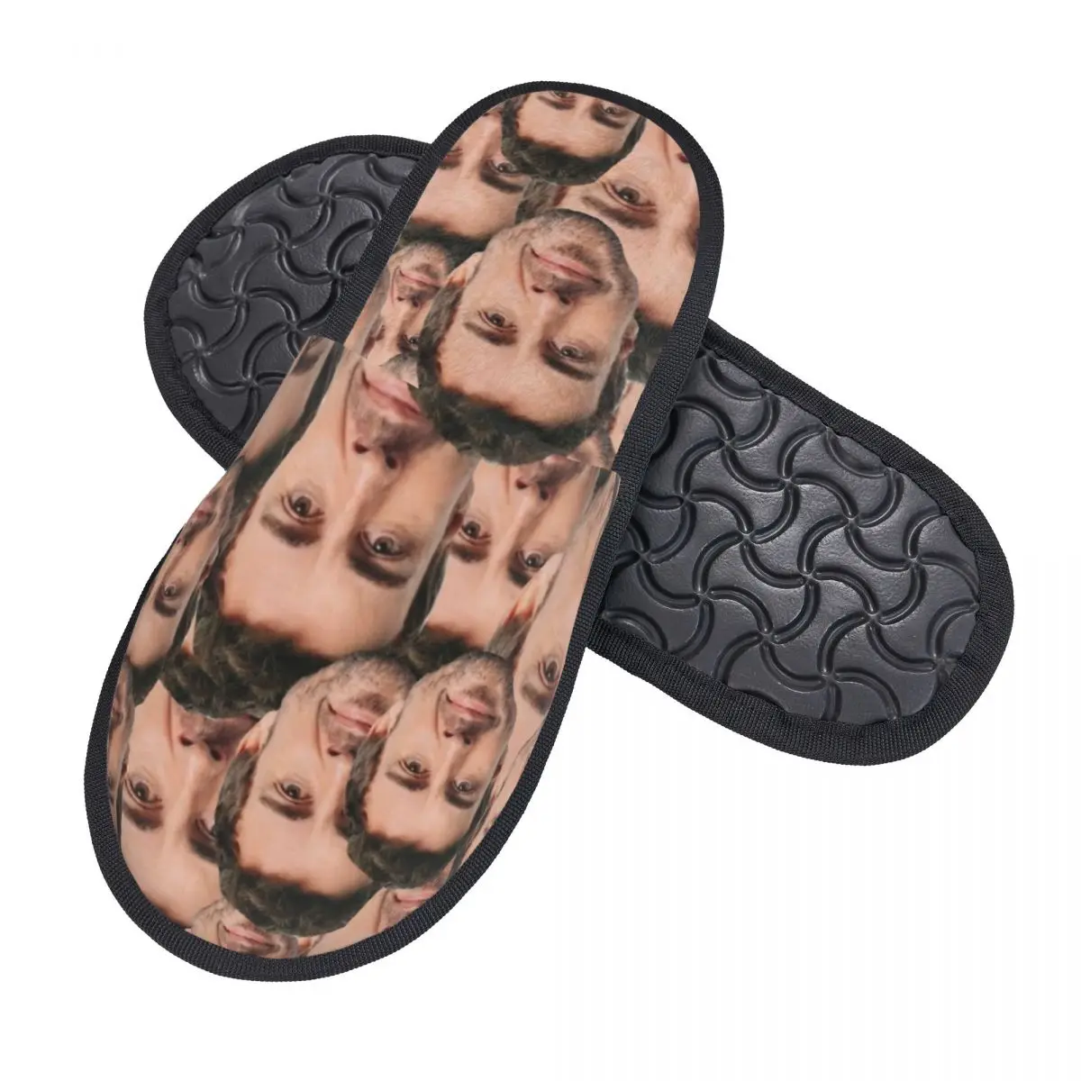 Winter Slippers Fernando Alonso Head Merch Household Fur Slippers Slides Living Room Funny Cozy Anti Slip Slides