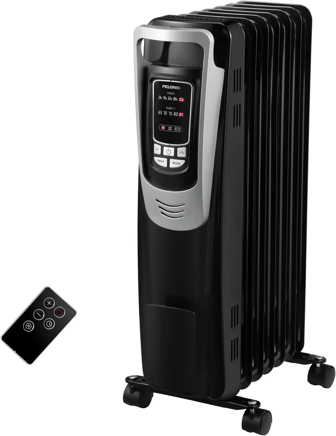 

Radiator Heater for indoor use Large Room with Remote, Thermostat & LED Display, Quiet Oil Filled Heater