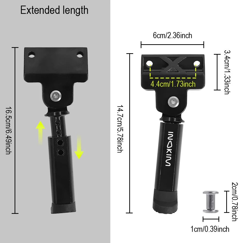 

Foot Support Parking Kickstand for INOKIM OXO OX E-Scooter Height Adjustable Kickstand Leg Parts Replacement Accessories