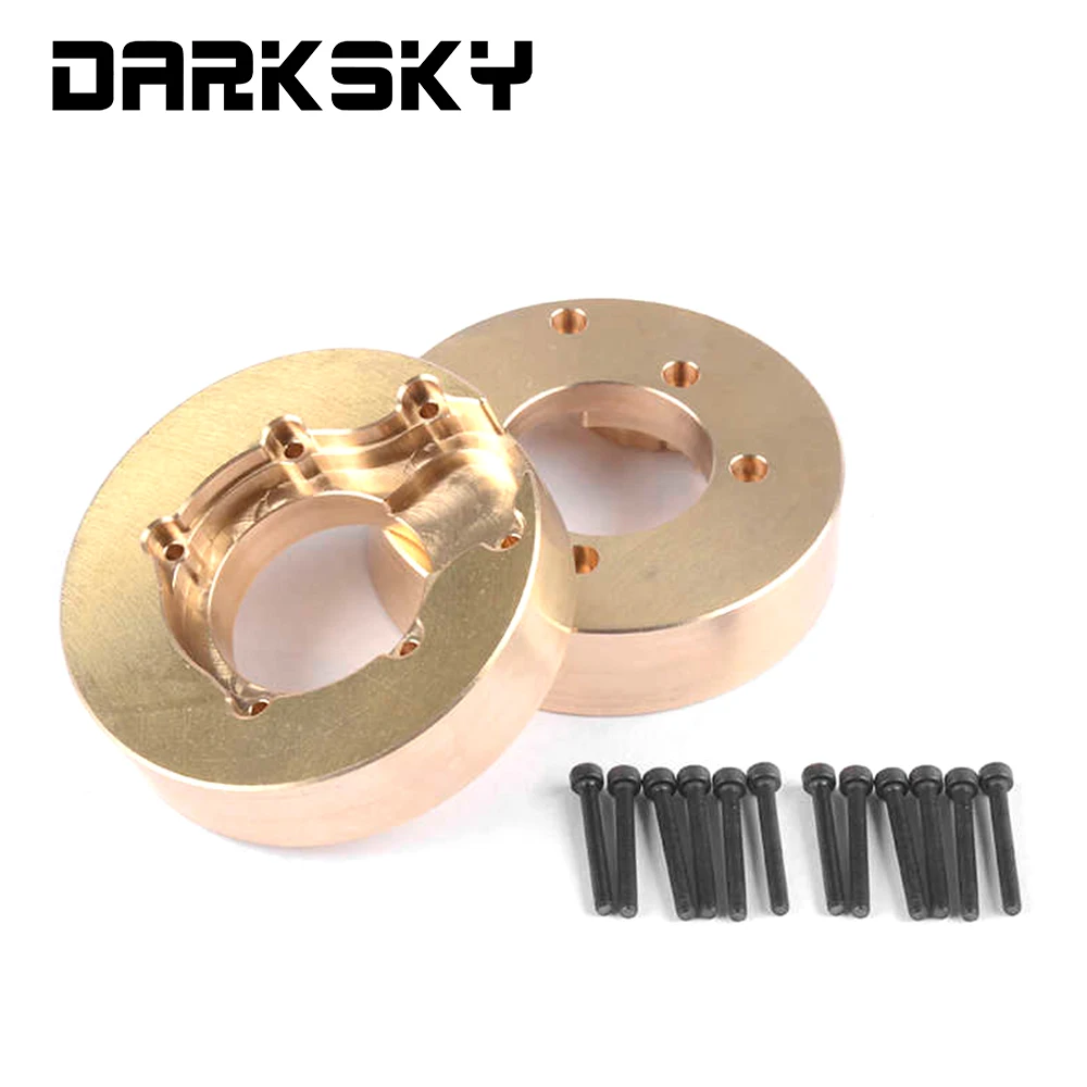 DARKSKY Contrappesi in ottone con peso 538 g per Crossrc 1/6 EMO XX, EMO XXL Modello telecomandato Accessori per auto da arrampicata