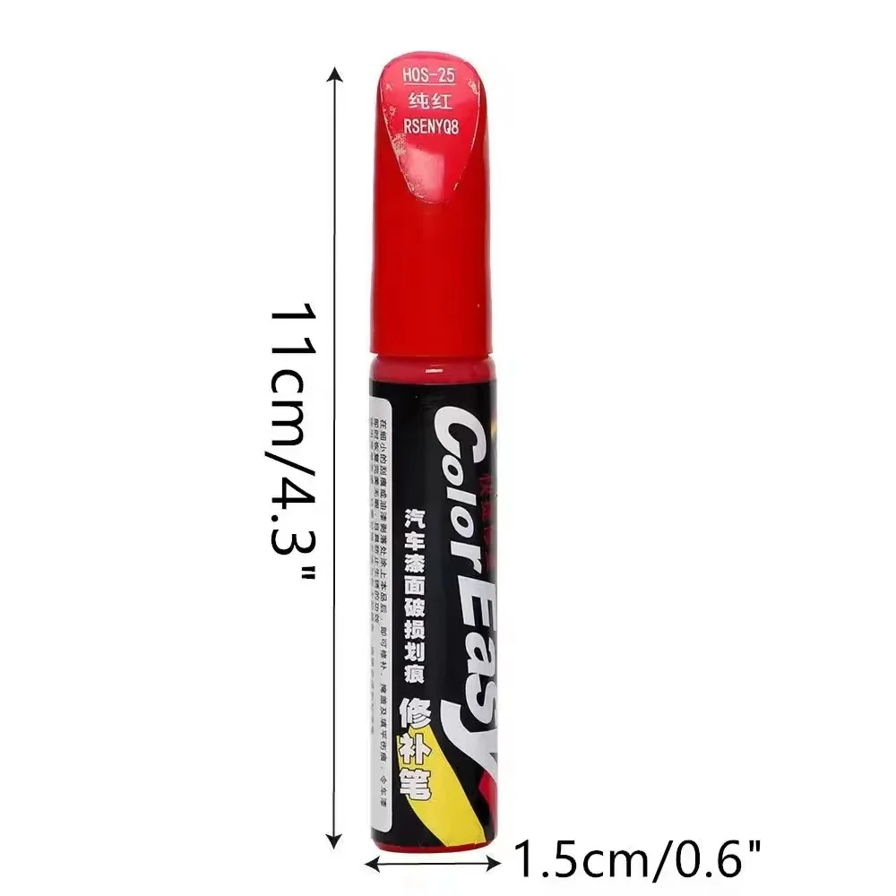 Car Paint Scratches Repair Pen Brush Waterproof Paint Marker Pen Car Tyre Tread Care Automotive Maintain Black White Red Silver