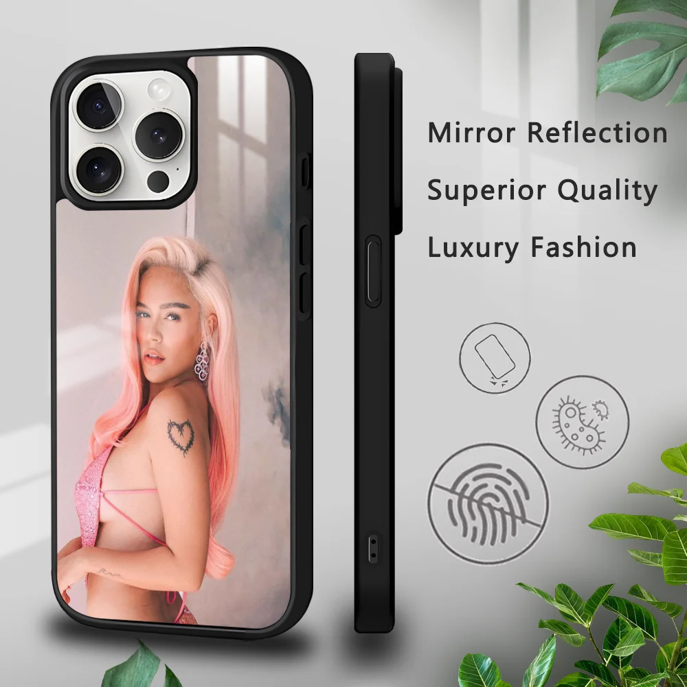 K-Karol G Singer Pretty Phone Case For IPhone 16 15 14 13 12 11 Pro Xs Max Mini Plus Celulares Hard Funda