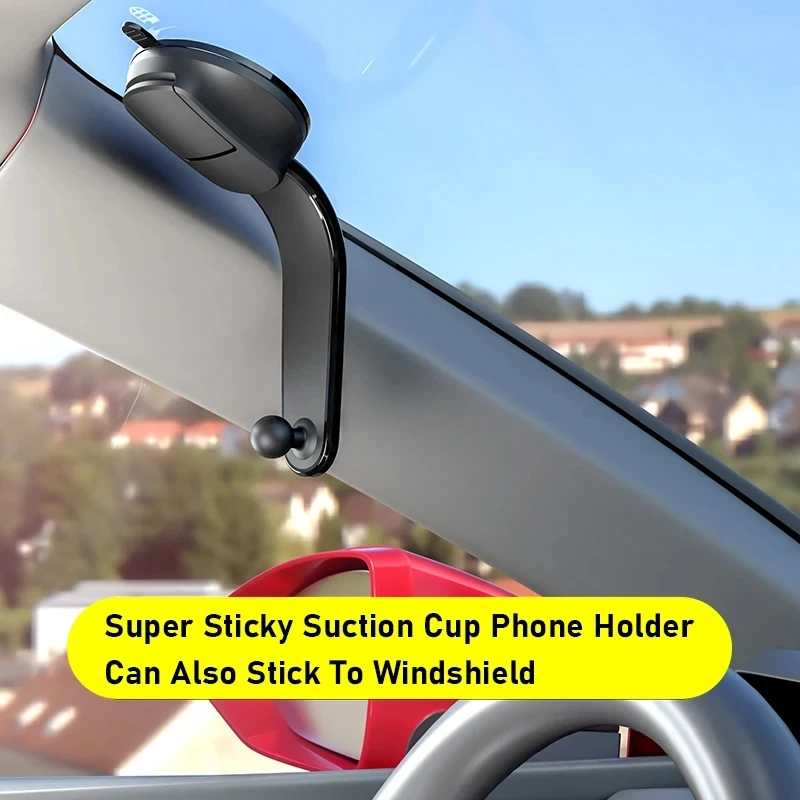 New Dashboard Suction Cup Holders Car Windscreen Mobile Phone Mount Smartphone Ball Head Stand For iPhone 15 14 Pro Samsung S23