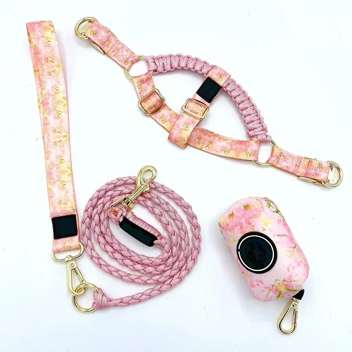 

Adjustable Paracord Harness Luxury Other Giant Pet Dog Collars Leashes & Harnesses Set