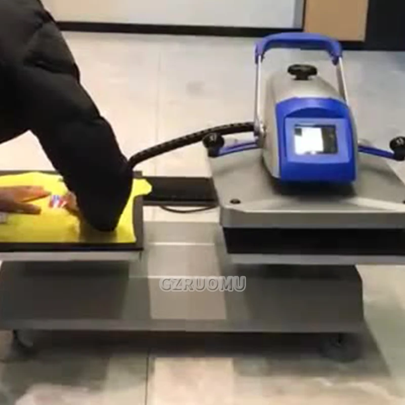 

Heat Press Machine 40x50cm Sublimation Printer Manual Clamshell Transfer on Diy T-shirt Clothing Pattern Heat Transfer Machine