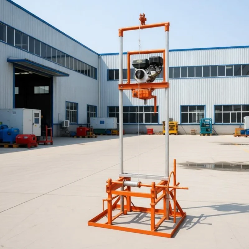 

Customized Lightweight Manual Water Well Drilling Rig 80M Petrol Powered Hot Sale For Sale