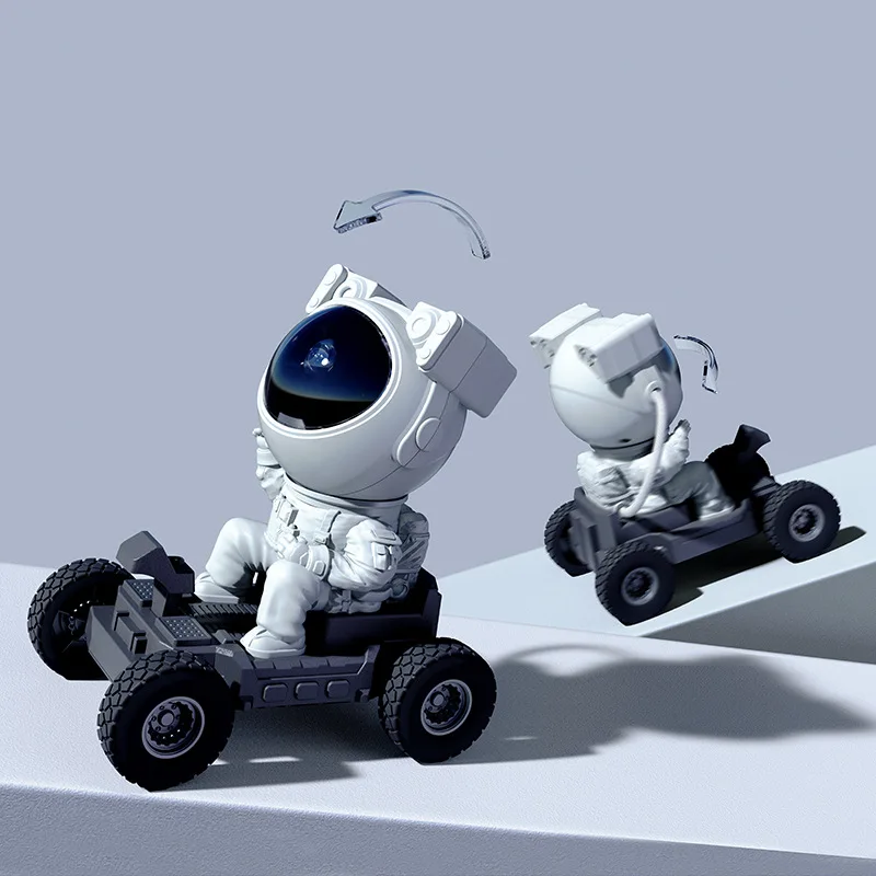 جديد القمر روفر السماء المرصعة بالنجوم ضوء الإسقاط رائد الفضاء بجانب السرير ضوء الليل الحلي الراقية أفضل هدية للأطفال