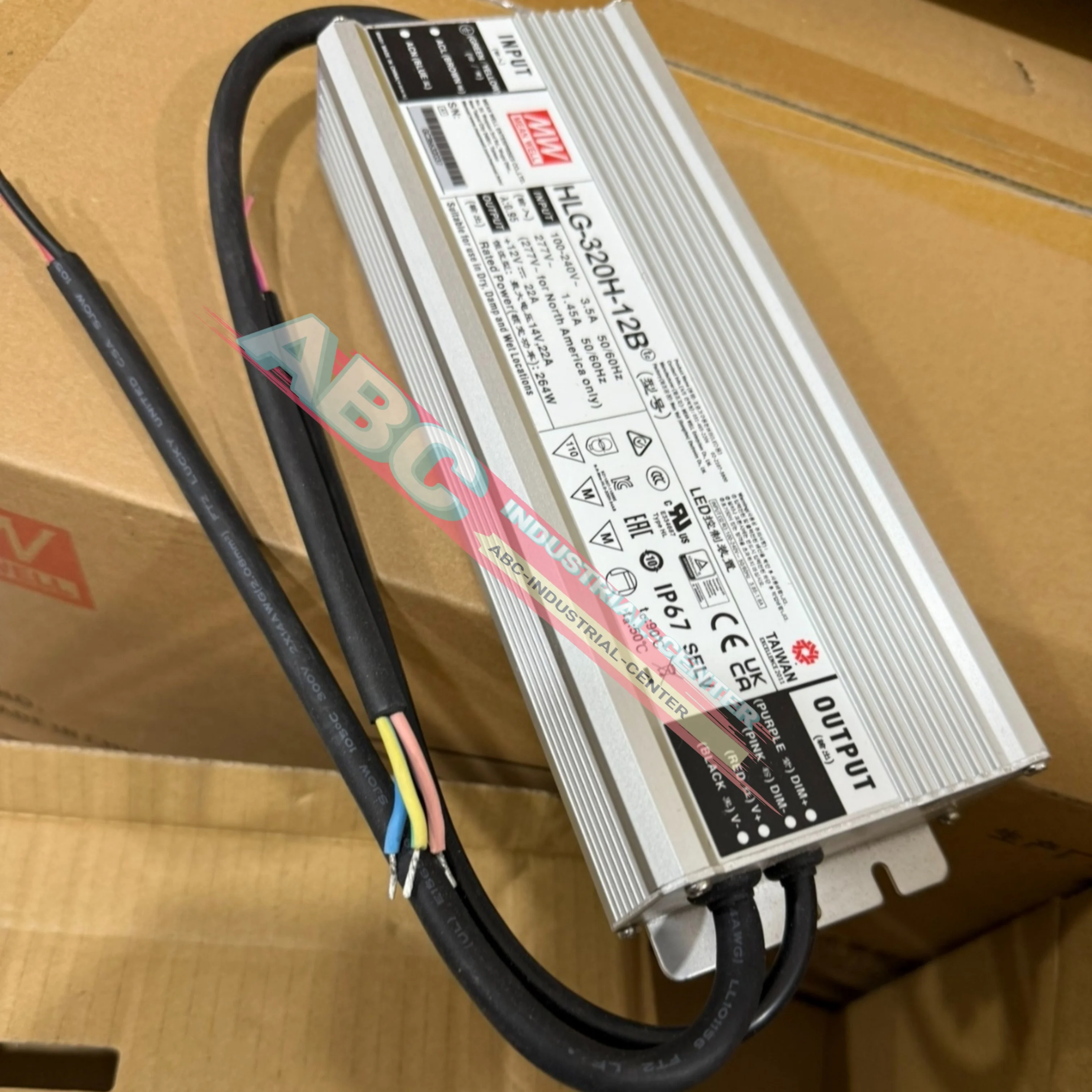 새로운 원본 HLG-320H-12 |   12V 스위치 전원 공급 장치 HLG-320H-12A |   12V 전압