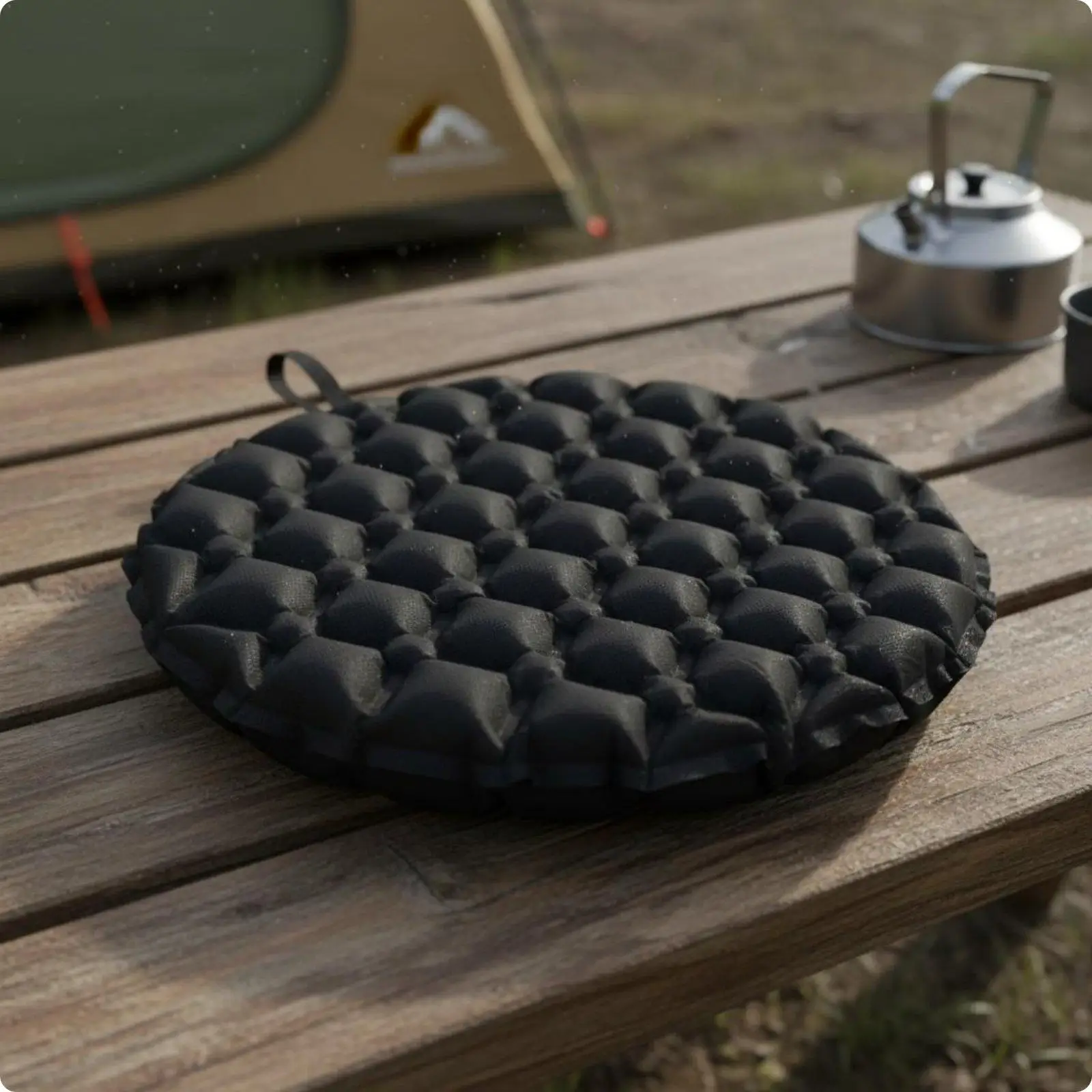 Inflatable Camping Cushion, Lightweight and Compact, Ideal for Campers,