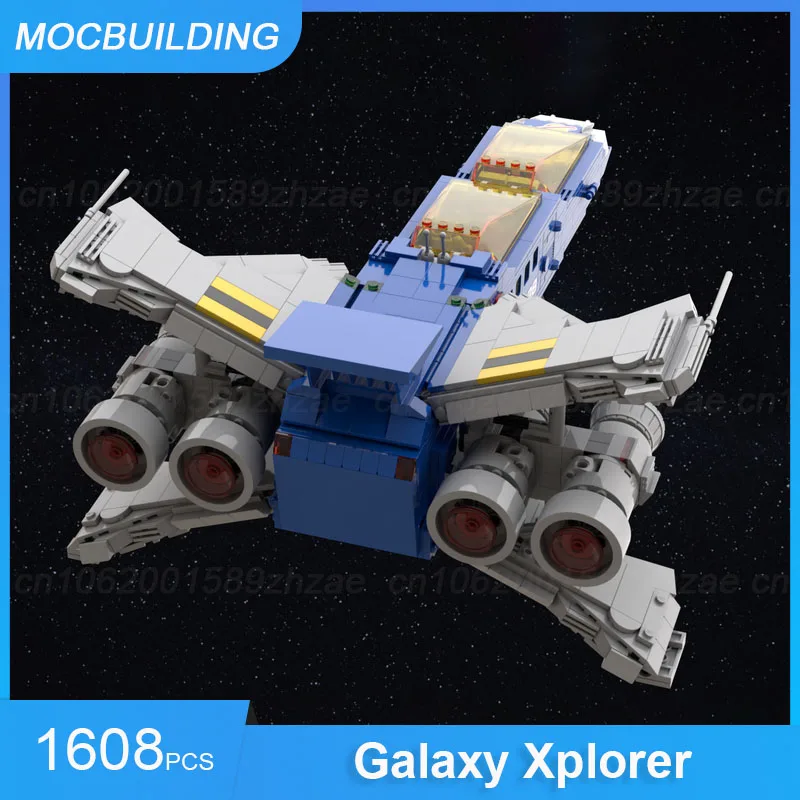 MOC Building Blocks Galaxy Xplorer Model DIY Assemble Bricks Space Educational Creative Collect Display Toys Xmas Gifts 1608PCS