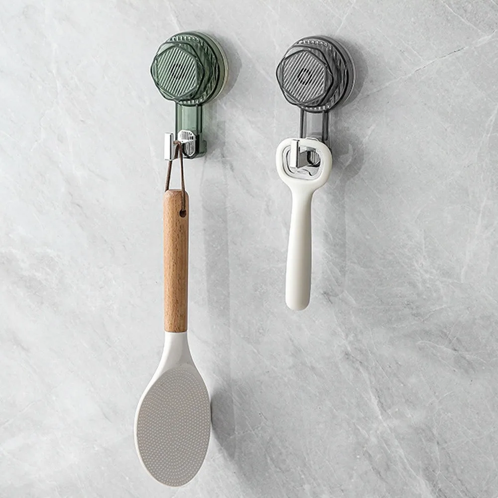 High Quality Punch Free Suction Cup Hook Removable Reusable Storage Rack Waterproof Multifunctional Hanger Hook Bathroom