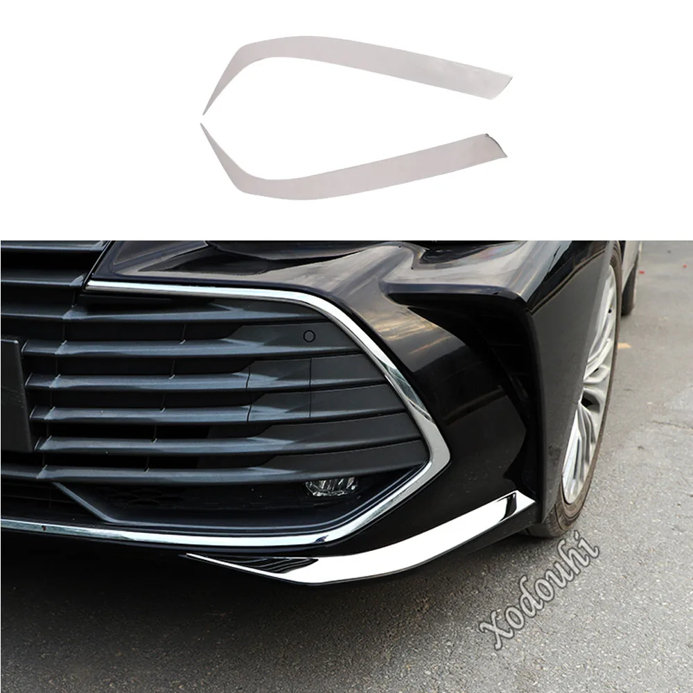 

Защитная накладка на передний боковой бампер автомобиля для Toyota Avalon XX50 2018 2019 2020 2021, защитная накладка из нержавеющей стали с защитой от натирания
