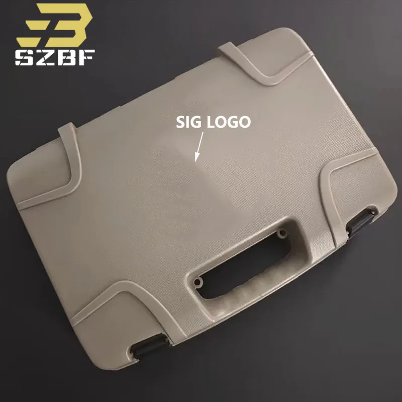 Tactical Pistol Case Handgun Storage Case Carry Box For SIG P238 P938 P365 G17 18 Suitcase Hunting Paintball Accessories