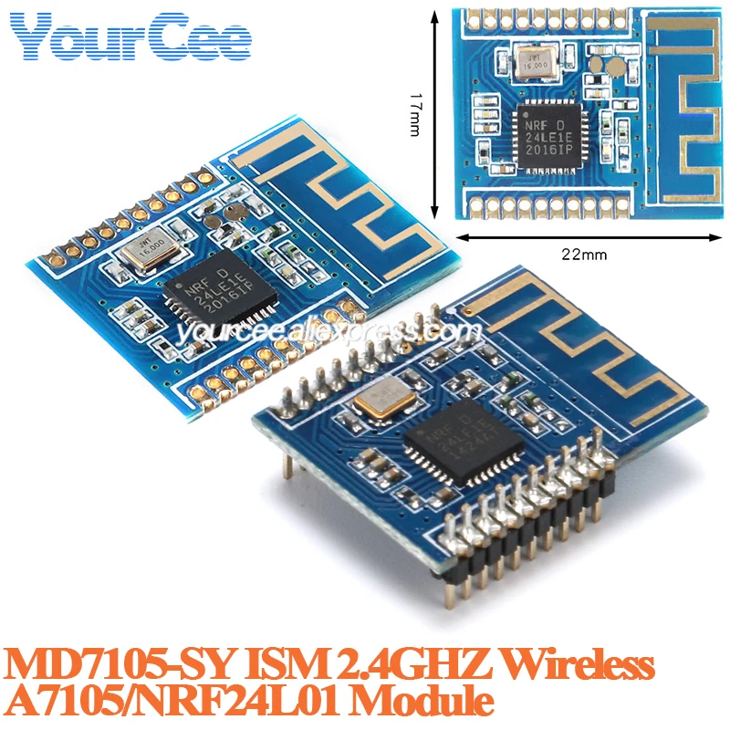 10pcs/1pc NRF24LE1 NRF24L01 Wifi Wireless Communication Module 51 MCU 2.4G GFSK Frequency Radio Transceiver Board