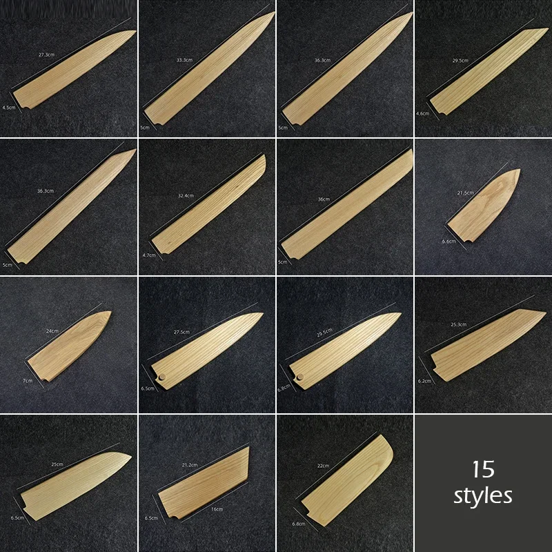 Japanese Yanagiba Fish Cutter Scabbard Of Sushi Special Protect The Knife Set Blade Protector Blade Holder Wooden Scabbard