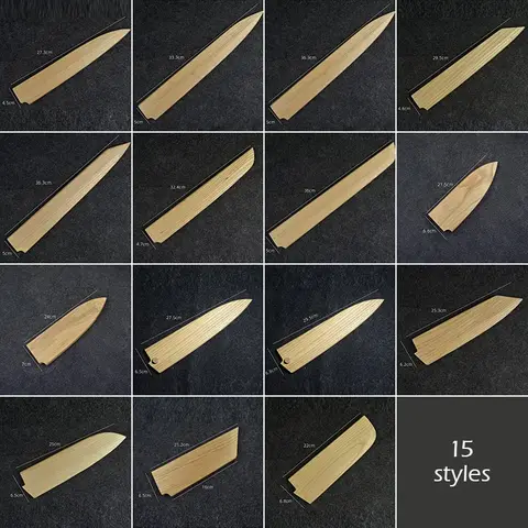 Japanese Yanagiba Fish Cutter Scabbard Of Sushi Special Protect The Knife Set Blade Protector Blade Holder Wooden Scabbard