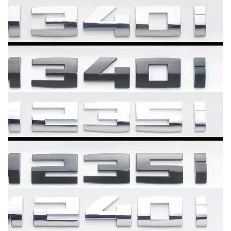 1Pcs Car rear emblem M540Li M550i M435i M425i M450i M535i M435d M425d M450d M535d M550d 4colors fit for Germany car Bmw series