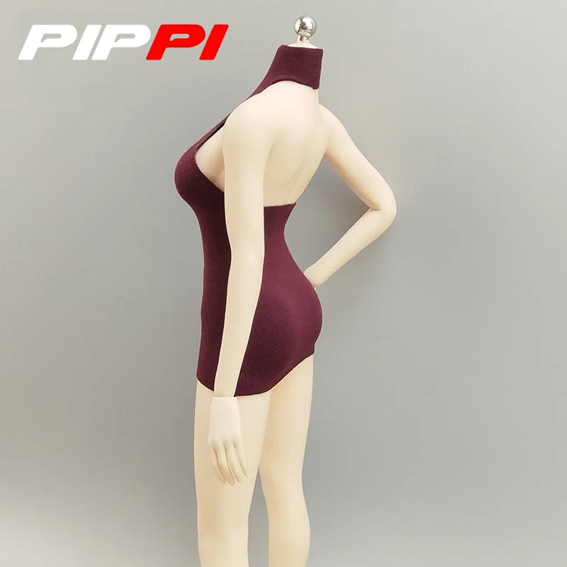 1/6 Bilancia Sexy Collo Alto Backless Gonna Corta Vestiti Eleganti Accessorio Modello Misura 12 ''BJD Soldato Action Figure Corpo