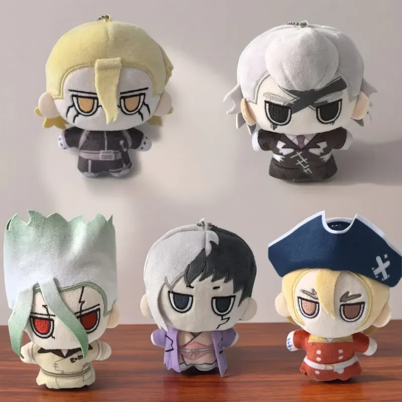 Muñeco de Peluche Dr. Stone: Ciencia y Futuro, Lindos Personajes Chibi Senku, Gen, Ryusui, Xeno, Stanley, Muñeco de Algodón, Periférico de Anime, Juguete Suave de Peluche, Regalos