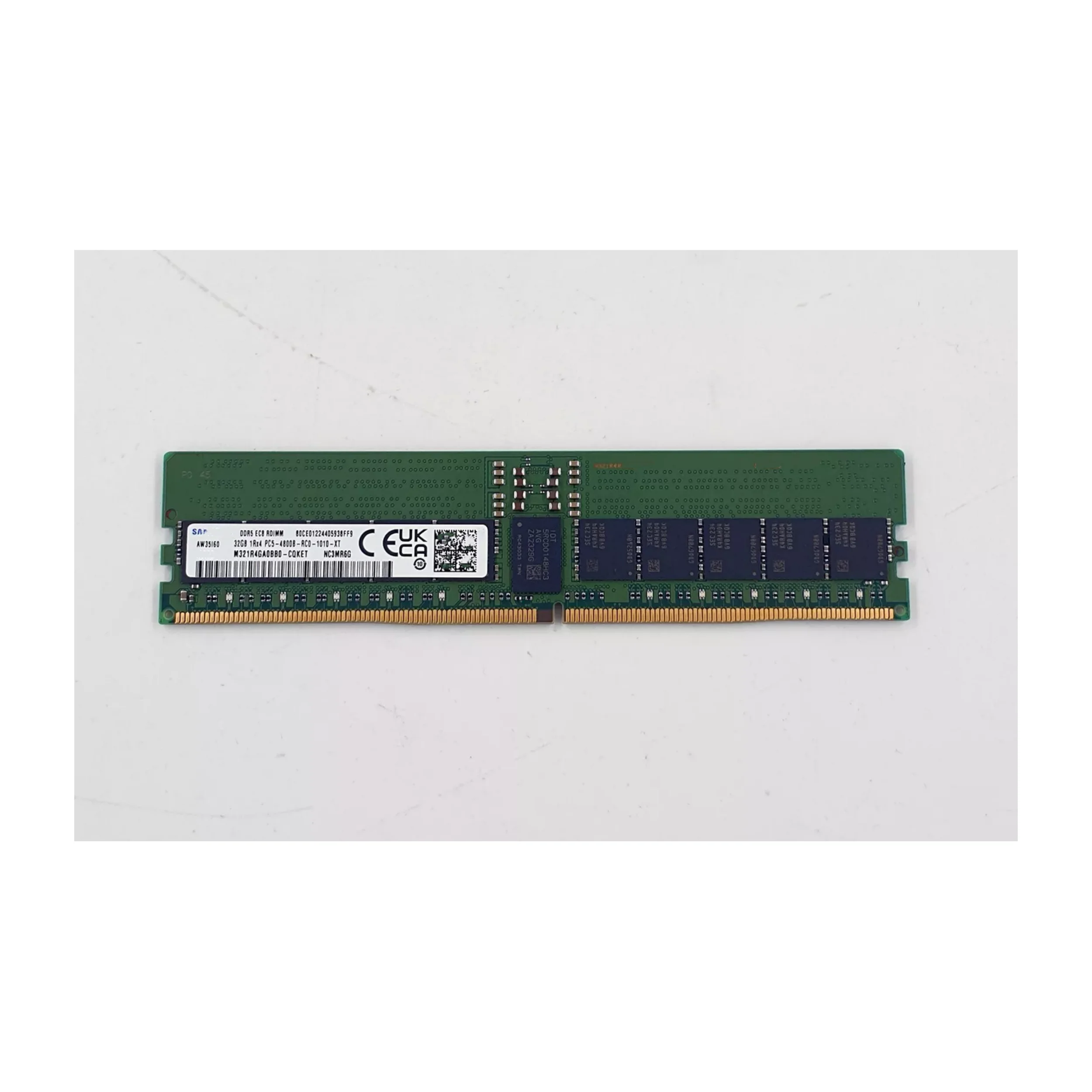 

Brand New 32GB DDR5 5600MHz PC5-44800 ECC Registered RDIMM Memory M321R4GA3PB0-CWM For Server