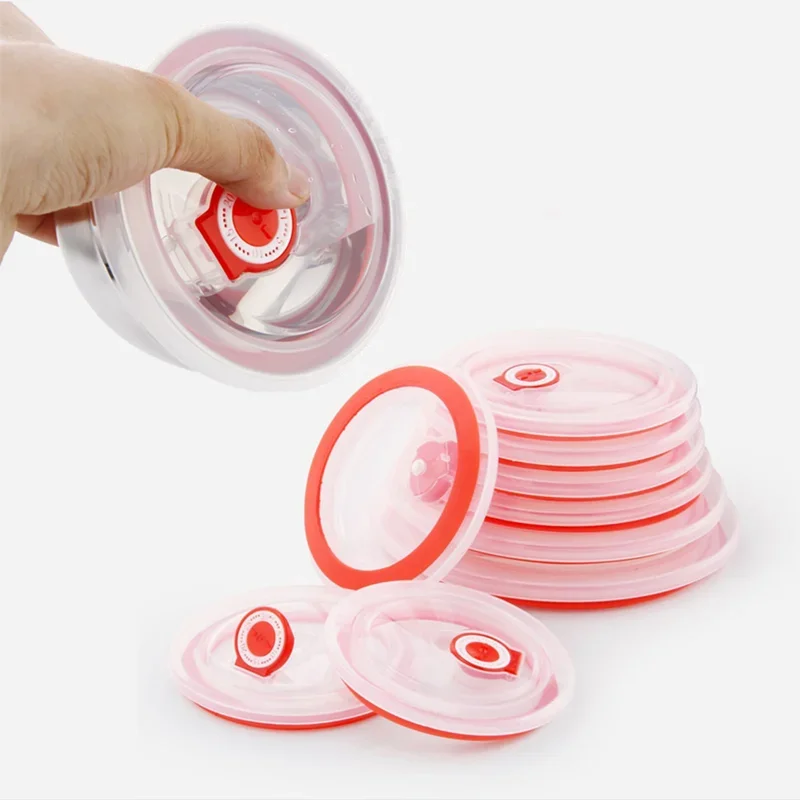 1Pc Silicone Fresh-keeping Lids Plastic Wrap Bowl Fresh Cover Stretch Cover Kitchen Cooking Elastic Seal Food Save Cover