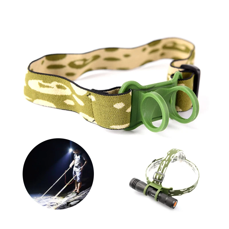 Headband Head Belt Head Strap Mount Holder For 18650 Headlight Flashlight Lamp Torch Headlamp