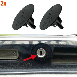 2PCS For BMW 3 series E46 E90 5 series E34 E39 E60 X5 E53 Auto Door Handle Tailgate KeyHole Cap Clip dustproof Black