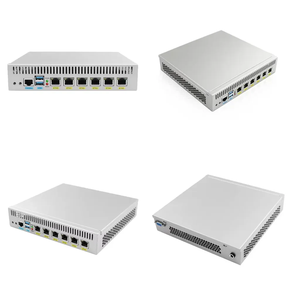 

Firewall Appliance J4125 Mini PC Soft Router 4 I225/i226 2.5G LAN PfSense Mini Router Server ESXI