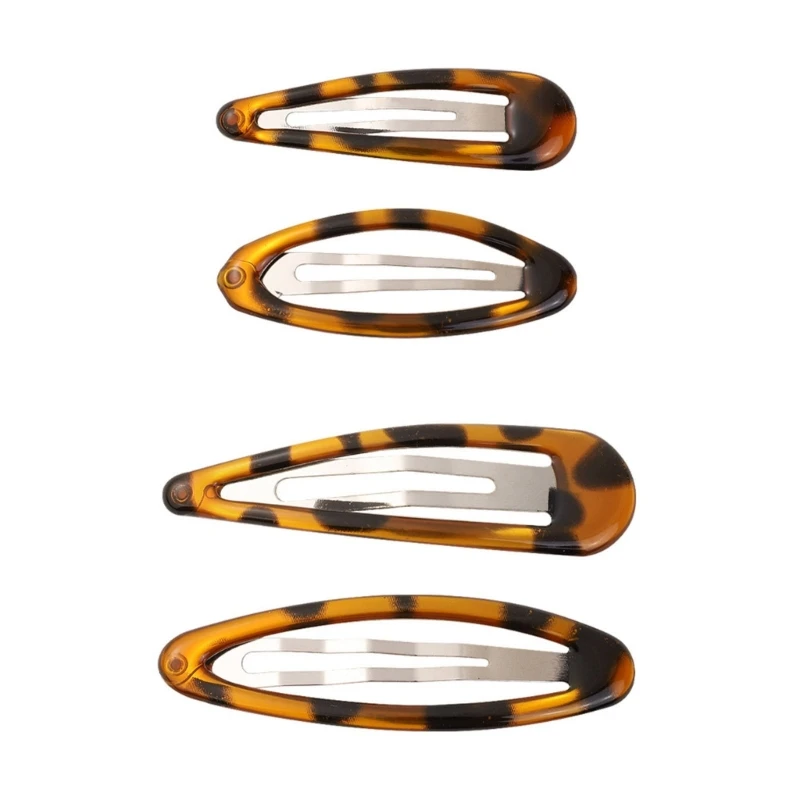 

Amber Color Hair Clip For Bangs Elegant Acrylics Accessory Comfortable Grips N2UE