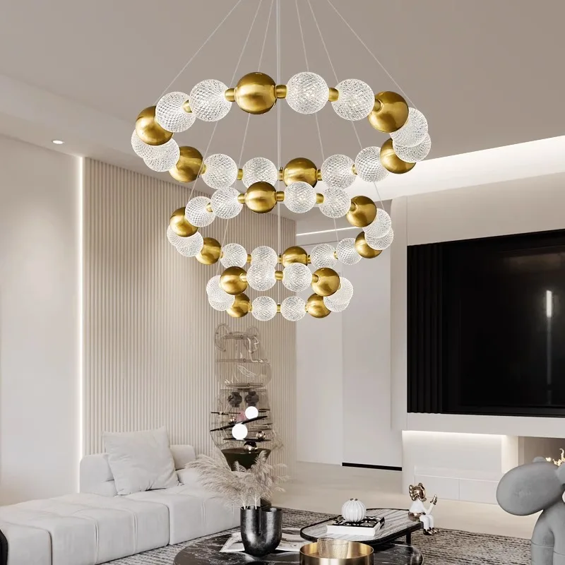 

Modern Stair Chandelier Pendant Lights Indoor Lighting Ceiling Lamp Hanging Light Led Chandeliers For Living Room Indoor Lightin