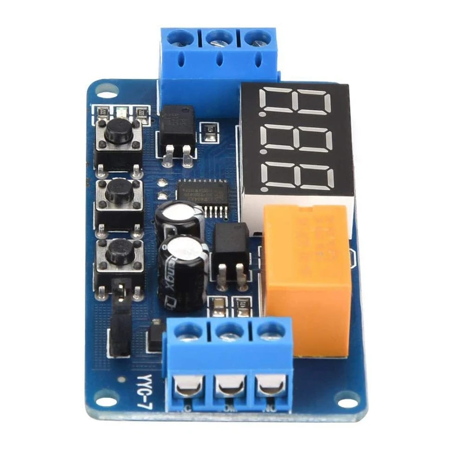 ABZW модуль задержки времени светодиодный дисплей таймер реле 3 В 3,7 В 4,5 В 5 В 6 В цикл сигнала таймер многофункциональный регулируемый