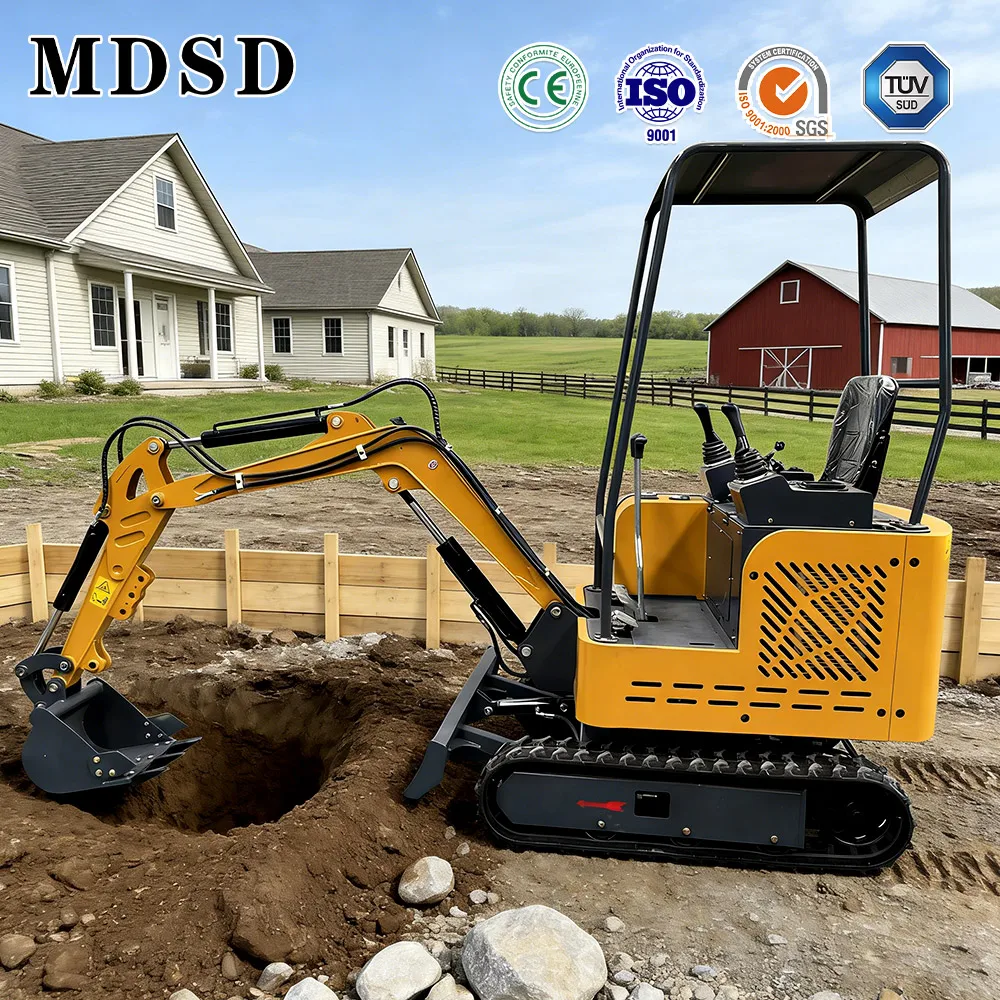 Mini Excavator For Yanmar/Kubota Engine Emission Compliance Shock Absorption Chassis Complete Accessories Global Free Shipping view 3