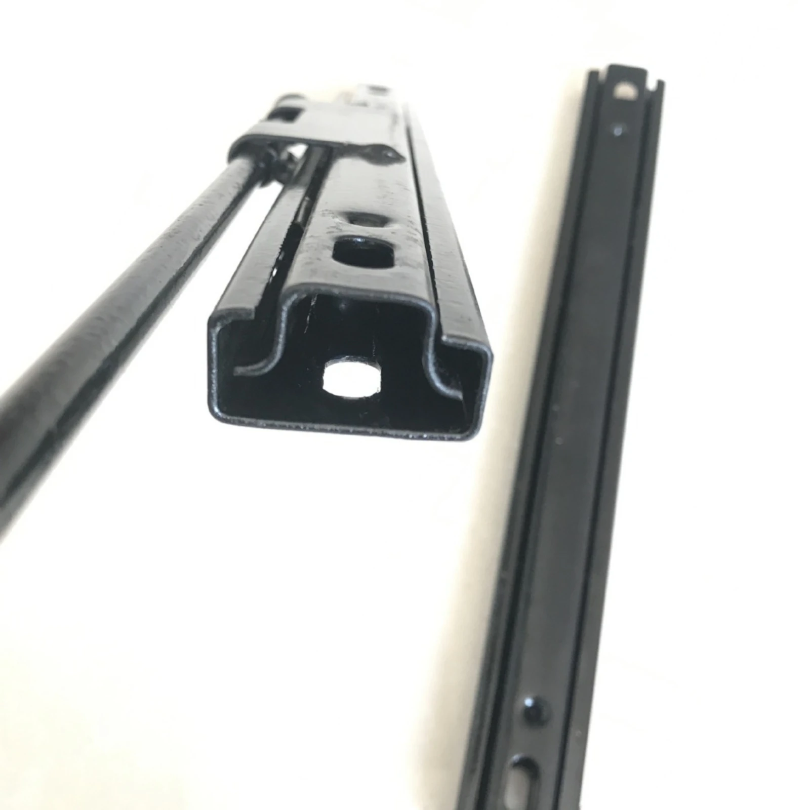 Seat Slide Rail Assembly Manual Seat Slider with Lever Hardware Compact-Profile Forwards or Backwards for Forklift Operators