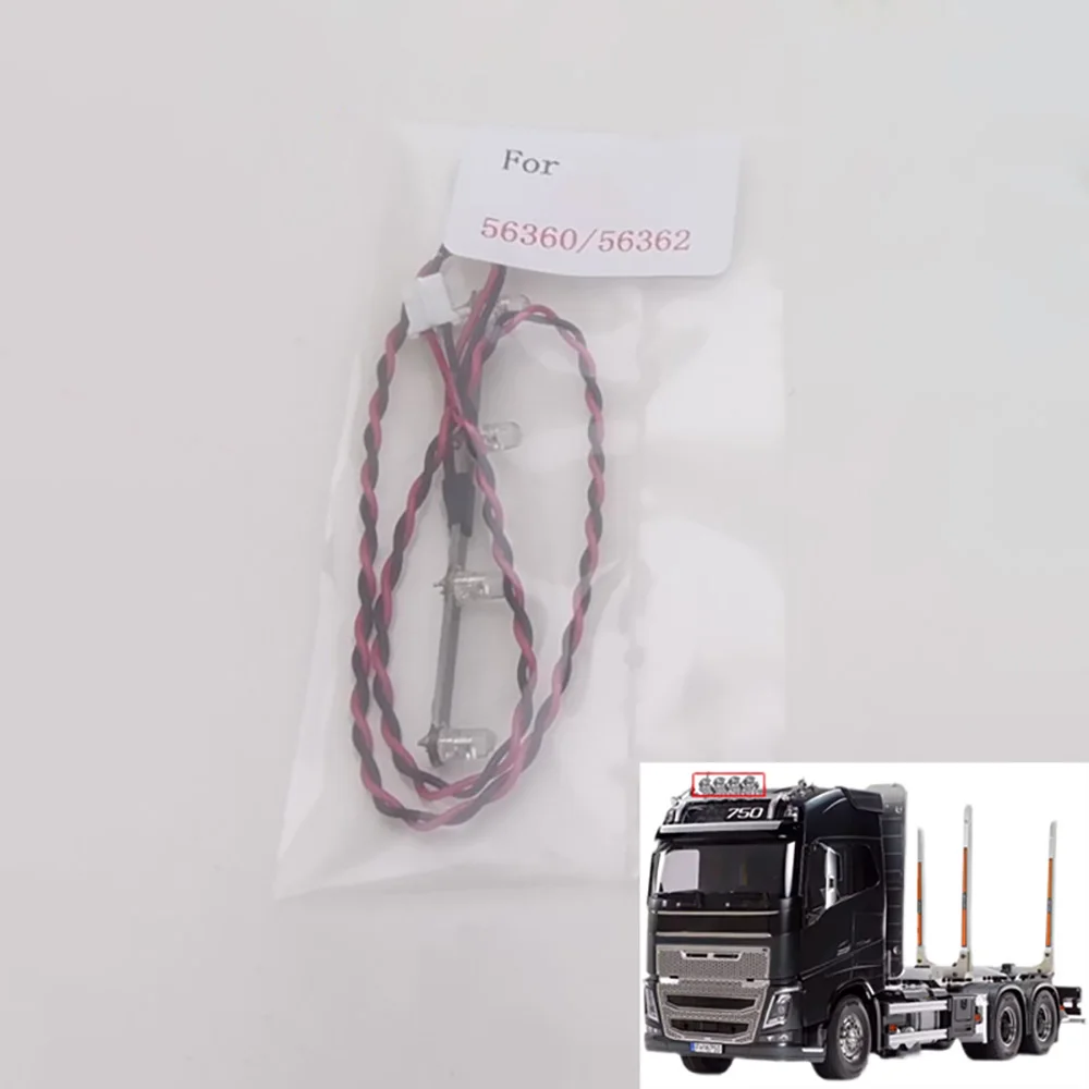 Lampa dachowa LED do 1/14 RC Wrecker Truck Trucks 56362 Timber 56360 Części zamienne do modeli pojazdów Akcesoria TH23016