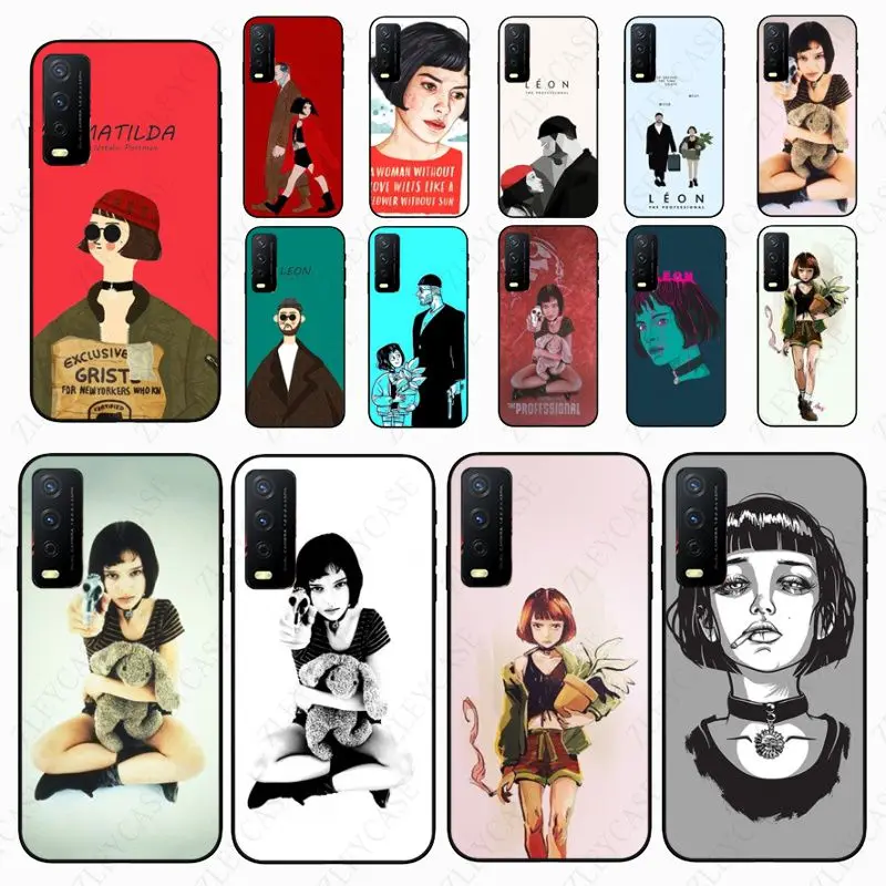 Leon Matilda Natalie Portman Phone cover For vivo Y35 Y31 Y11S Y20S 2021 Y21S Y33S Y53S V21E V23E Y30 V27E 5G Case coque