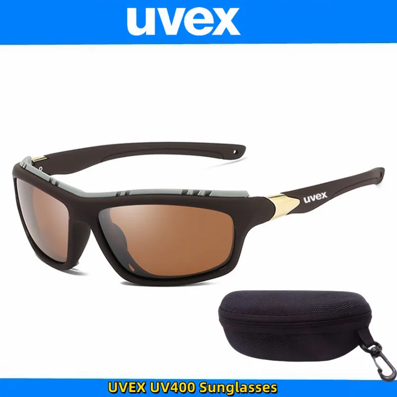 UVEX gafas de sol polarizadas deportivas, lentes a prueba de viento para montar, nuevas