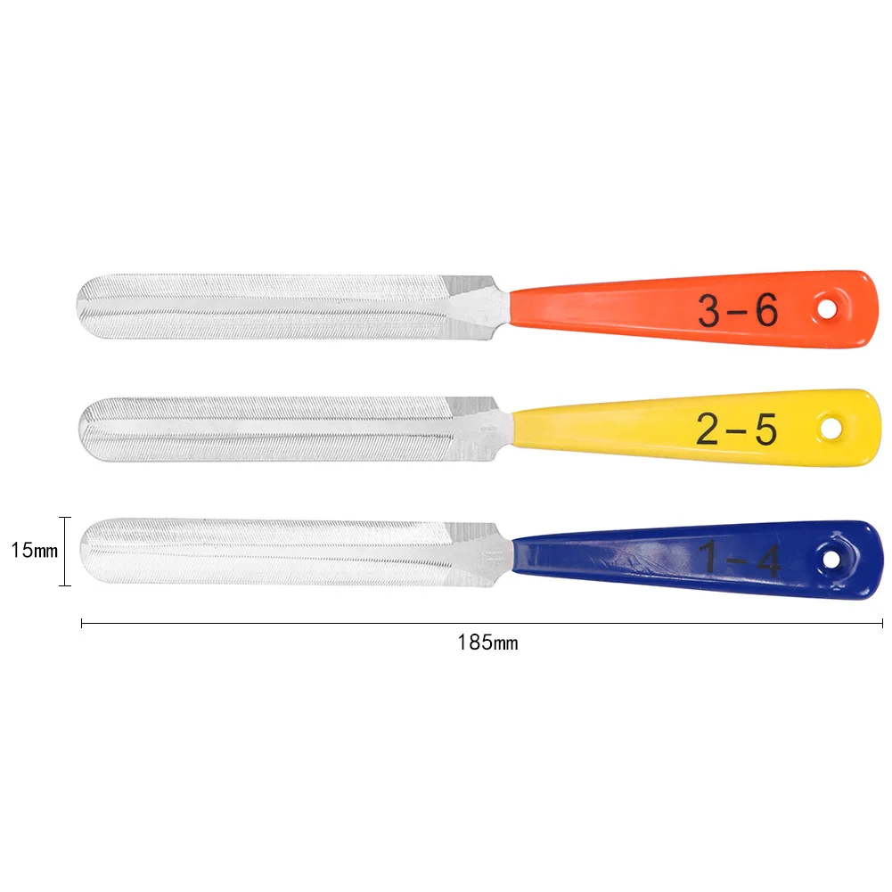 

3pcs/set Guitar Nut Groove Grinding File Diamond Guitar Slot Filing Luthier Repair Tools Musical Instruments Accessories