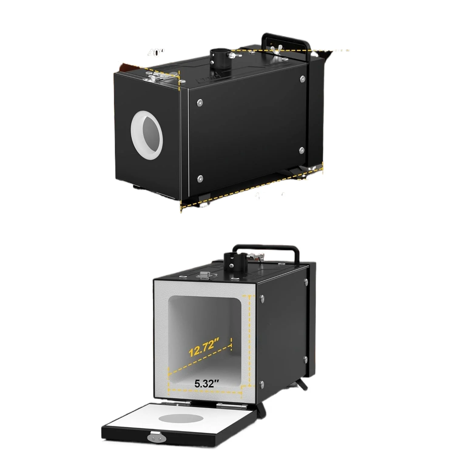 Propane Gas Forge Furnace Quenching Tempering Annealing Horseshoe Making Stainless Steel Blacksmith Heater