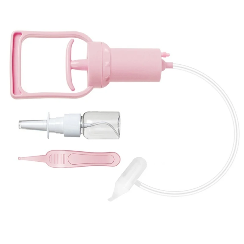 Baby Nasal Aspirator with Anti Backflow Feature, Newborns Nasal Mucus Suction Tool Manual Effective Booger Remover