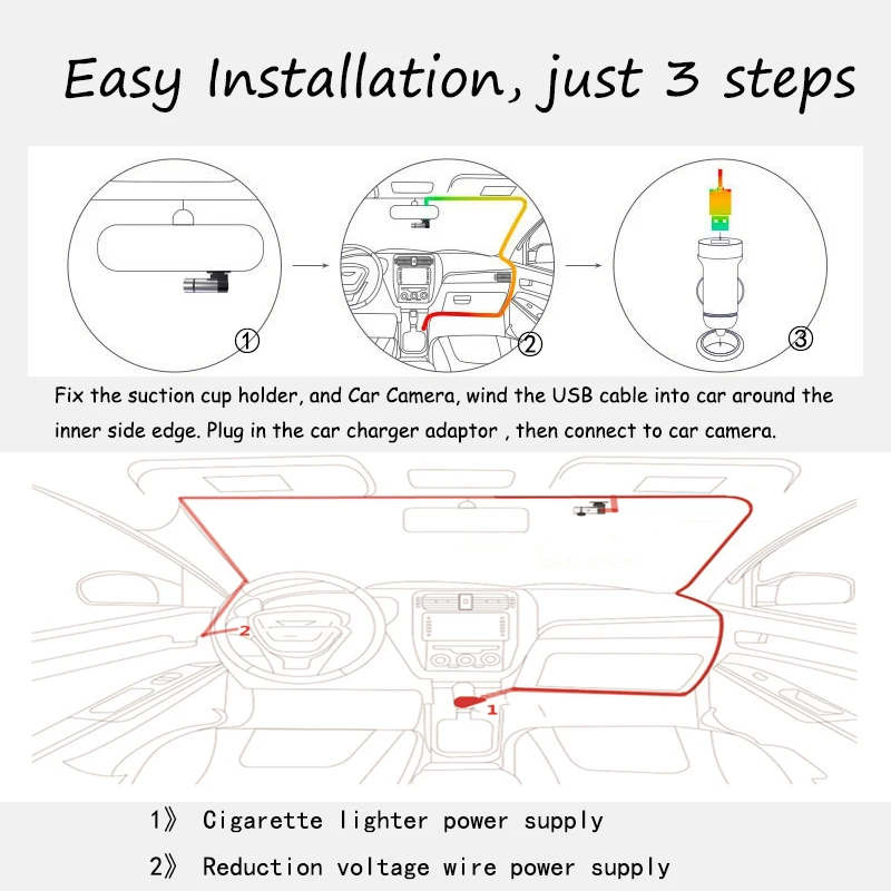 Mini Car DVR Dash กล้องบันทึกวิดีโอ Dashcam Digital Registrar กล้องวิดีโอการจัดการไร้สาย DVR ที่ซ่อนอยู่